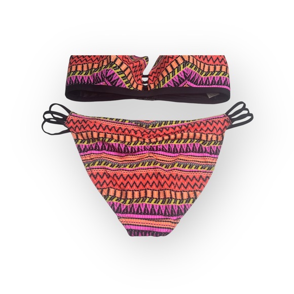 Freya ❁ Way Out West Bikini 2 Piece Swimsuit Set ❁ Sunset Aztec Multi ❁ 36DDD L - Picture 9 of 16
